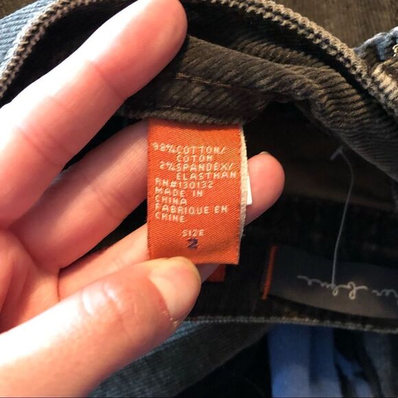 NWT! Christopher blue brown corduroy pants - Picture 7 of 12